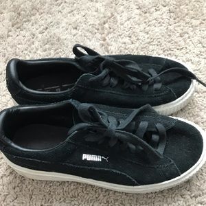 Puma platform suede sneakers